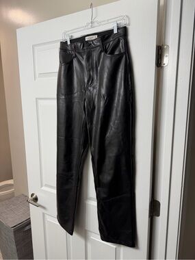Abercrombie leather pants